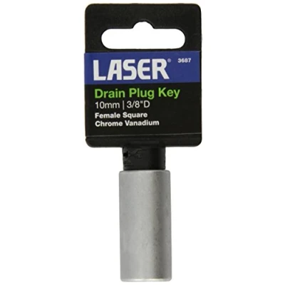 Image of Laser 3687 Drain Plug Key Female Square 10Mm