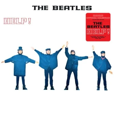 Image of 2026 CALENDAR THE BEATLES MONTH TO VIEW SQUARE COLLECTOR&#039;S EDITION RECORD SLEEVE WALL OFFICIAL PRODUCT