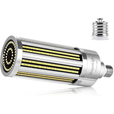 Image of DragonLight 120W Super Bright Corn LED Light Bulb Fanless(800 Watt Equivalent) E27/E40 Large Base Commercial Grade Lamp 5000K Daylight 14,400 Lumens for High Bay Area Lighting