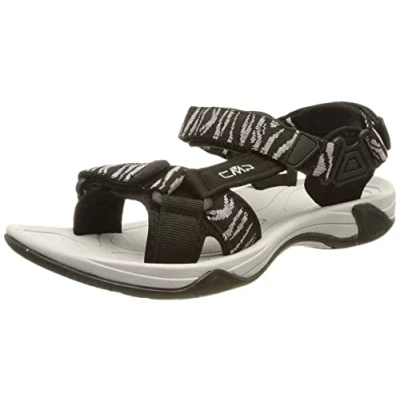 Image of CMP Hamal Hiking Walking sandals, Women&#039;s, Size: 4, Nero pale rose Synthetics