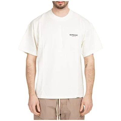 Image of Represent Men t Shirt Owners Club Flat White S
