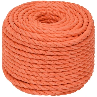 Image of vidaXL Work Rope Orange 24 mm 25 m Polypropylene