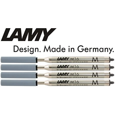 Image of Lamy M16 Refill for Ballpoint Pen F Blue, 4 x, 1