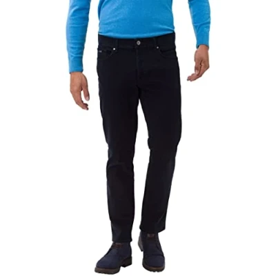 Image of BRAX Men&#039;s Style Cadiz Masterpiece: Modern Five Pocket Jeans, Blue Black, 36W / 32L