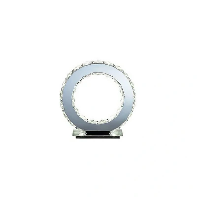 Image of Galaxy Table Round 10W LED 6000K Polished Chrome/Crystal