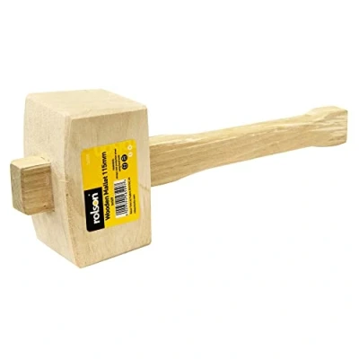 Image of Rolson 56509 115mm Wooden Mallet