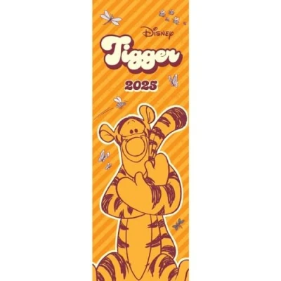 Image of 2025 Calendar Disney Tigger Month to View Slim Official Product