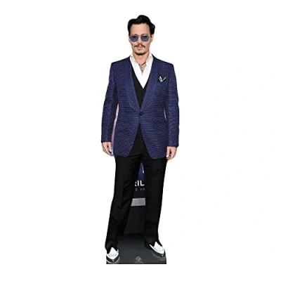Image of Star Cutouts Ltd CS621 Johnny Depp Lifesize Cardboard Cutout 186cm Tall, Solid, Multicolour, Regular