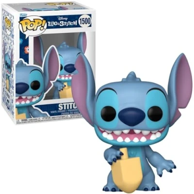Image of Funko Pop! Disney: Stitch (Hanukkah) Lilo and Collectable Vinyl Figure Gift Idea Official Merchandise Toys for Kids &amp; Adults Movies Fans Model Collectors Display