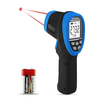 Image of Non contact Digital Infrared Thermometer BT 1500 D:S=30:1 High Temperature Gun 58℉ 2732℉ ( 50℃ 1500℃) with Backlight, Data Hold for HVAC Forge