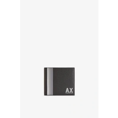 Image of Armani Exchange Portafoglio Unisex Wallet, Size: One Size, Black