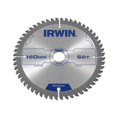Image of Irwin Professional Aluminium Circular Saw Blade 160 x 20mm 56T TCG IRW1907772