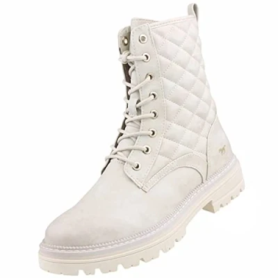 Image of Mustang Women&#039;s 1398 516 Lace up Booty, Ice, 5 UK