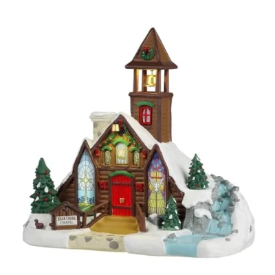 Image of Lemax Bear Creek Chapel, Battery Operated (4.5V) #45265