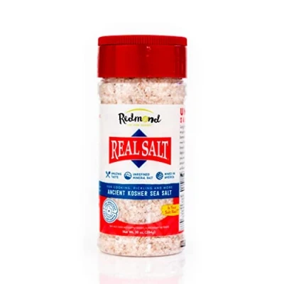 Image of Redmond Real Sea Salt Natural Unrefined Organic Gluten Free Kosher, 10 Ounce Shaker