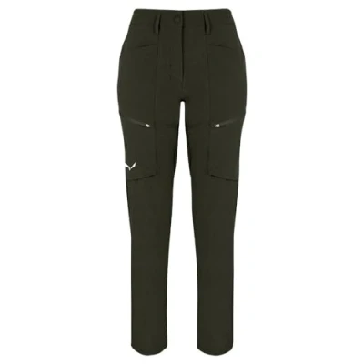 Image of SALEWA Puez Dst W Cargo Pants, Dark Olive, XS, FEMALE