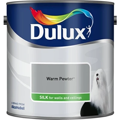 Image of Dulux Silk Warm Pewter 2.5L by