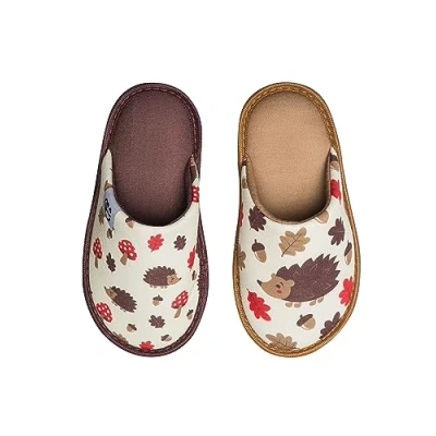 Image of Dedoles Slippers for Women, Men &amp; Kids Memory Foam Funny Designs Coffee Avocado Unicorn Music Lavender Comics Games Gift, Colour: Cuddly Hedgehog, Size: 13 1 inch.