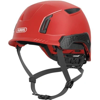 Image of ABUS Mechanical Spector Vented Safety Helmet Red