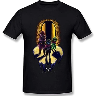 Image of Deltarune T Shirt Black Graphic Unisex Tee M