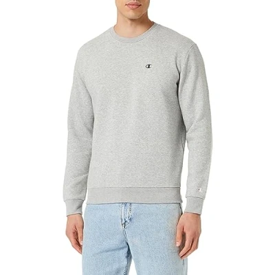 Image of Champion Basic Crewneck Sweatshirt, Men&#039;s, Size: XXL, Grey