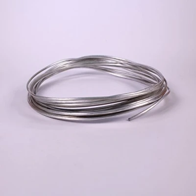 Image of Silver Aluminium Soft Craft Modelling Wire Rod 2mm x 20m Flexible Roll by BCreative ®