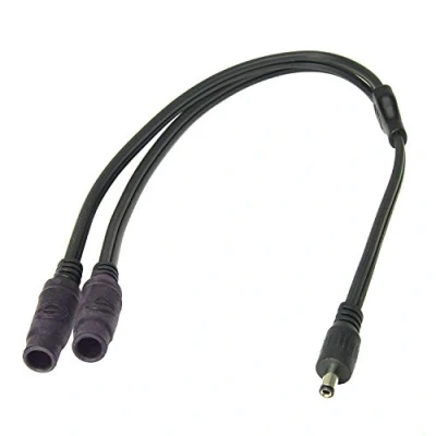 Image of OptiMate O45 Y Splitter Lead DC Plug To Dual Sockets
