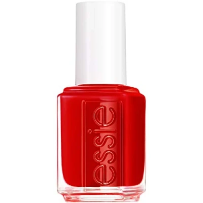 Image of essie Nail Polish, Limited Edition Fall Trend 2020 Collection, Red Color With A Cream Finish, Adrenaline Brush, 0.46 Fl Oz