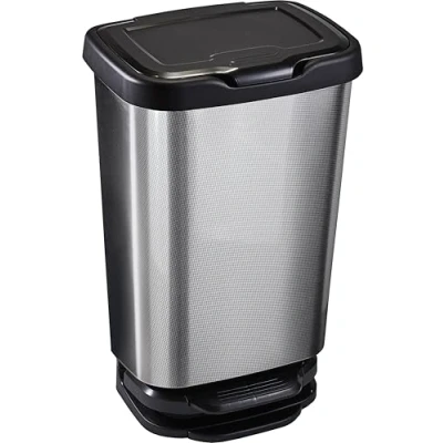 Image of M home 10.8106.1.0.04 Jive Pedal Bin, Capacity 40 Liter, Plastic, Multi Colour