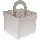 Image of Silver Balloon Weight/Favour/Gift Box x 10