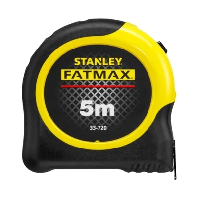 Image of STANLEY FATMAX Tape Measure Blade Armor 5 M Metric Shock Resistant with Mylar Coating and Cushion Grip 0 33 720
