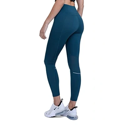 Image of TCA Women&#039;s SuperThermal Performance Workout High Waisted Running Training Tights Leggings with Pocket Atlantic Deep, S