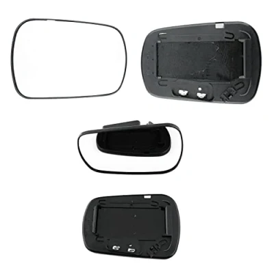 Image of Fits Ford Fusion, For 2002 to 2006 Heated Base Convex Wing Mirror LEFT HAND (UK Passenger Side)