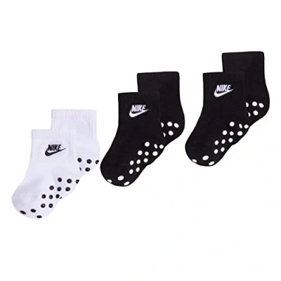Image of Nike Sportswear CORE Futura LOGO 3 PACK Socks for kids, Size: 2 6, Black