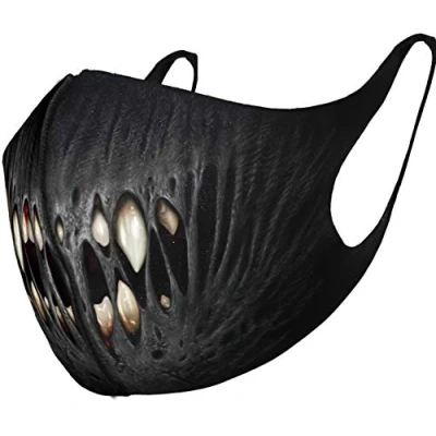 Image of Spiral First Bite Face Mask L Black