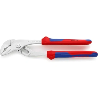 Image of Knipex Water Pump Pliers with groove joint chrome plated, multi component grips 250 mm 89 05
