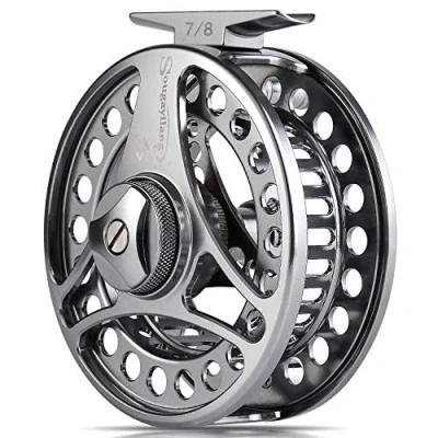 Image of Sougayilang fly fishing Reel Ultralight Anti Oxidation,CNC machined Aluminum Alloy Body and Spool reels size 7/8
