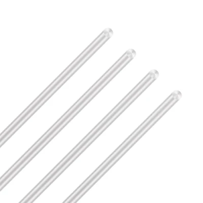 Image of LAVMHAB 6063 Aluminum Round Rods 5mm x 300mm, Solid Shaft Bar for DIY Crafts Models (4pcs)