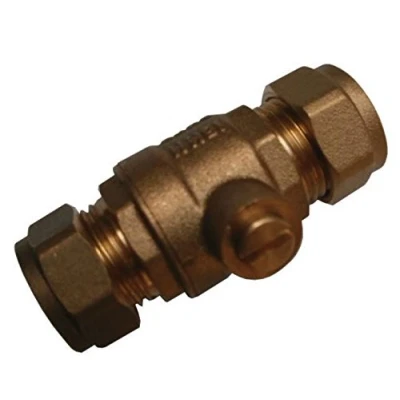Image of 15mm Full Bore Brass Isolation Valve