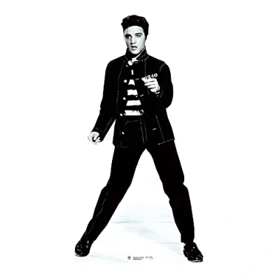 Image of Star Cutouts SC574 Elvis Jailhouse Rocks Lifesize Cardboard Cut Out