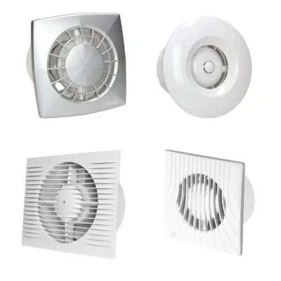 Image of Armar Trading LTD Bathroom Extractor Fan 100mm with Cord Switch and Ball Bearing WR100W