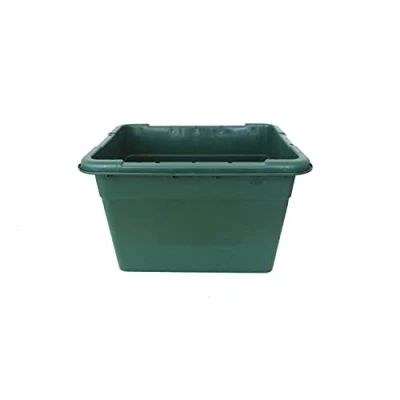 Image of Straight Grab Box 55L Green