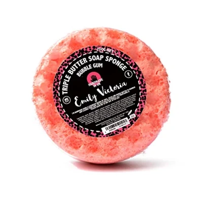 Image of Emily Victoria Triple Butter Soap Sponge Bubblegum Sweet Scent 200g
