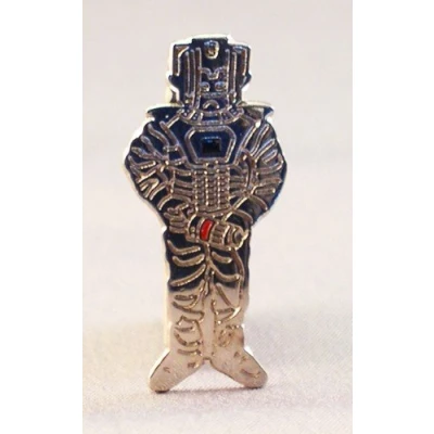 Image of Metal Enamel Pin Badge Doctor Dr. Who Enemy Cyberman