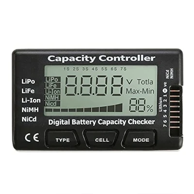 Image of Fasizi RC CellMeter 7 Digital Battery Capacity Checker Controller Tester for LiPo/LiFe/Li ion/NiMH/Nicd