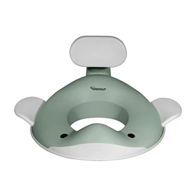 Image of Kindsgut Toilet seat Whale for Children, Child Friendly Design, in Discreet and Modern Colours, Free from Harmful substances Suitable Pistachio