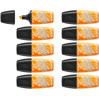 Image of Highlighter STABILO BOSS MINI by Snooze One Pack of 10 Orange