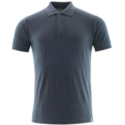 Image of Crossover Sustainable Polo Shirt Navy (l) Mascot