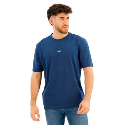 Image of BOSS Tchup Basic Tshirt, Men&#039;s, Size: Medium, Open blue