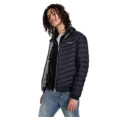 Image of Armani Exchange Jacket Down jacket, Men&#039;s, Size: XS, Navy